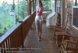 elizabethandrews:  GIF: I wander out on the porch looking for @David_Andrews1 - http://clips4sale.com/63725/12029453 - Elizabeth Andrews - Great Outdoors Bondage HD  