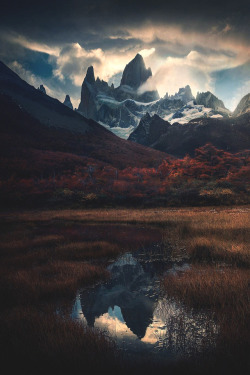lsleofskye:The Mountain of Mountains - Monte Fitz Roy in Patagonia, Argentina. | maxrivephotography
