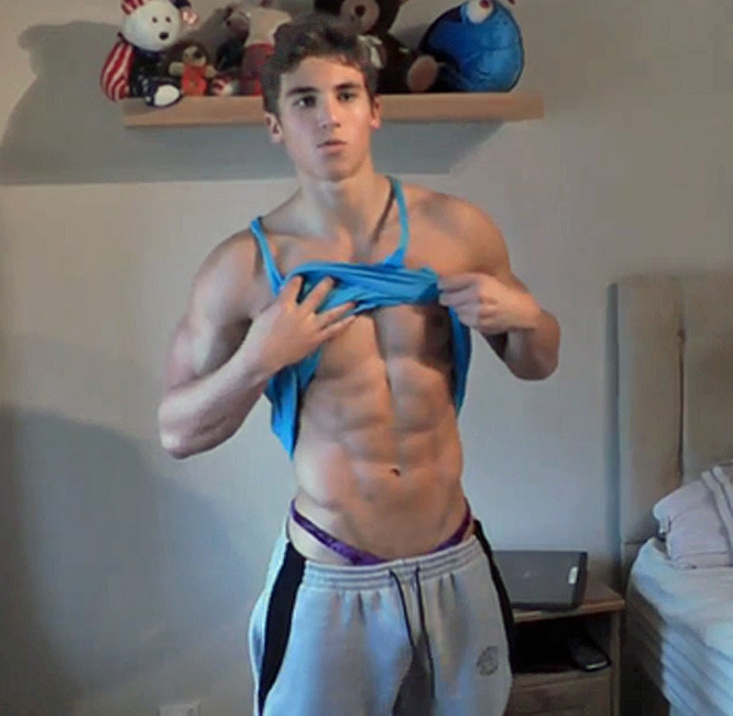 speedocelebration:  thong wearing stud. you know he’s a showoff.