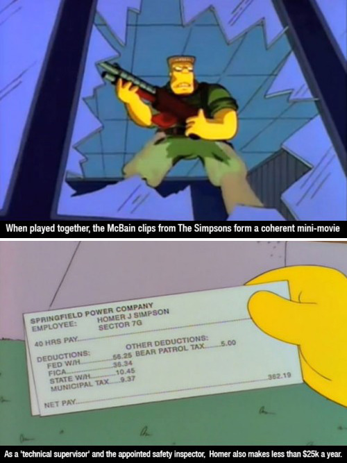 tastefullyoffensive:  Interesting Facts About ‘The Simpsons’ (images via imgur)Previously: Interesting ‘Guardians of the Galaxy’ Facts 