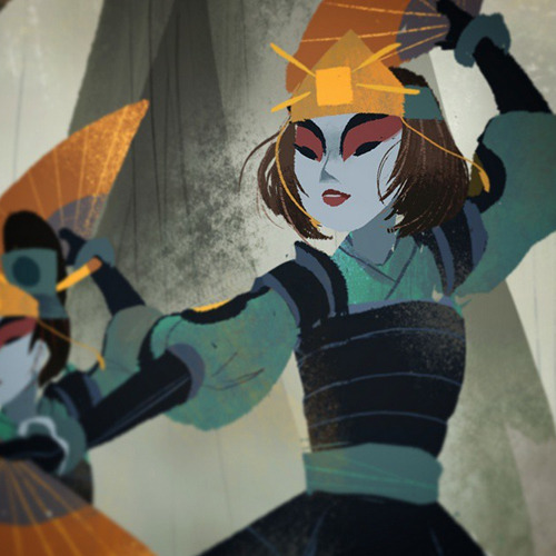 abbydraws:sneak peek of my piece “Kyoshi” for Children of the Earth: Avatar Fanzine! (follow for mor