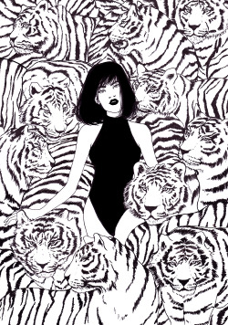 sivankarim:  White Tigers@sivan.kaFacebook: Sivan Karim Illustration