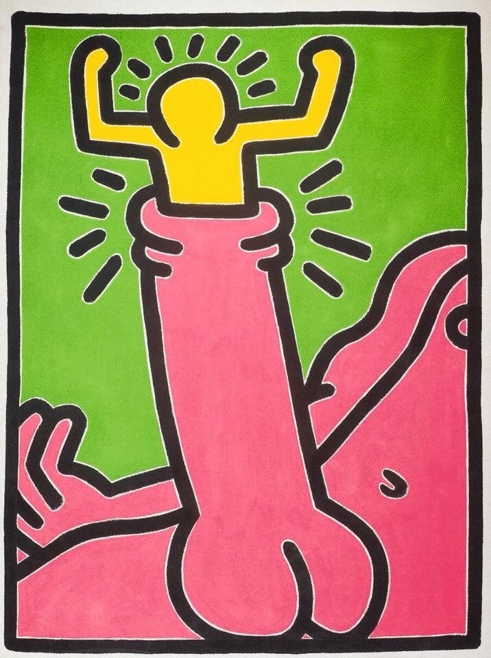 ohthentic:  immafuster:Keith Haring  Oh 