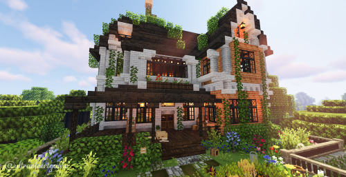 ultravioletgame:I’m so glad you guys like the house I built! Here are some more photos :•)