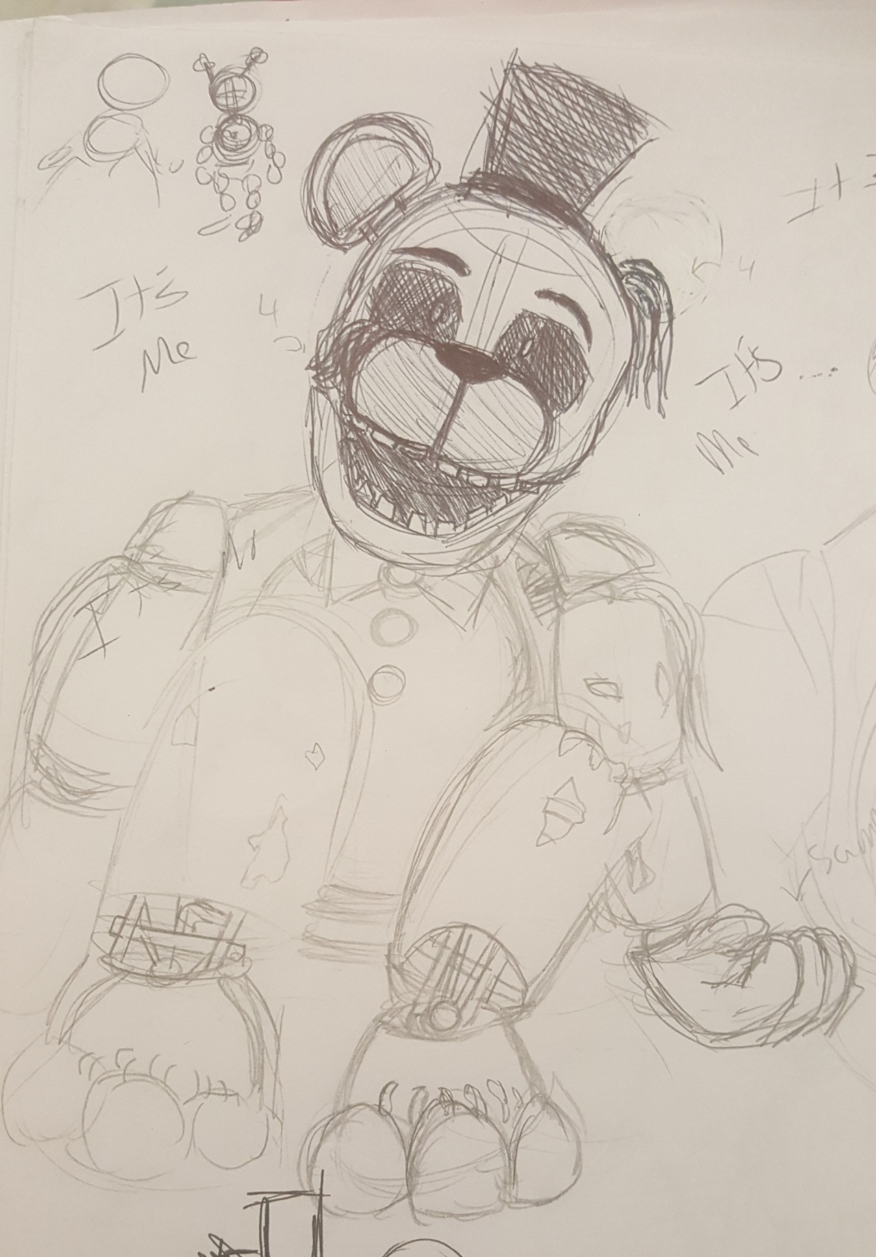 Episode 500*** How to draw Molten Freddy (FNaF) 