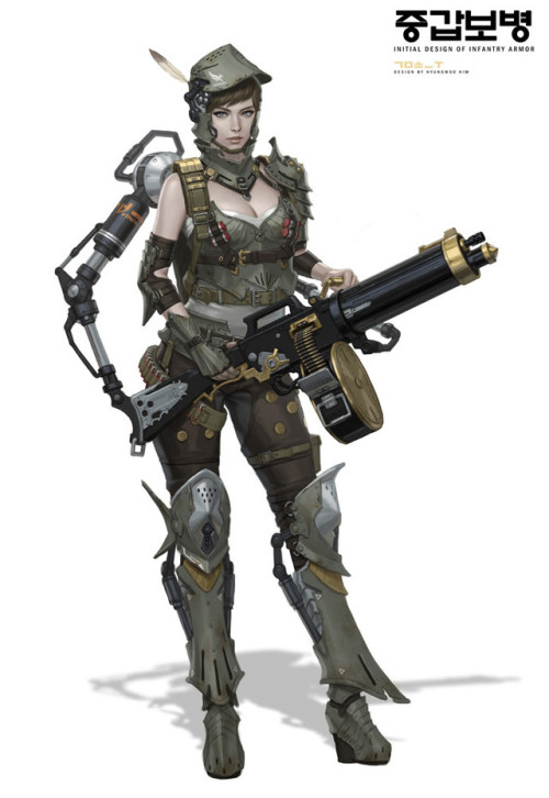 Infantry Armor  Hyungwoo Kim www.artstation.com/artwork/ryNva