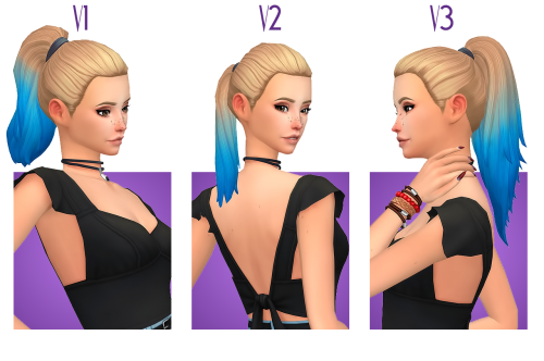 sssvitlans:aharris00britneyJisoo Ponytails BGC 16 EA Colors(Non-ombre) Hat Compatible Recolors A