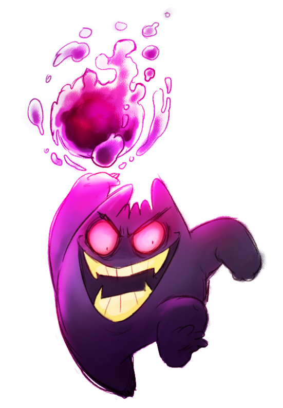 cloudytheraikou:  gengar has such a freaking awesome design and always brings nostalgia