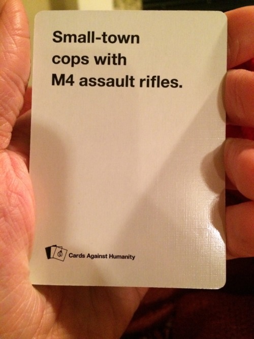 Cards Against Humanity isn’t playing around