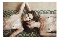 pmagazinedaily:  Ana Kras &amp; Diana Garcia by Mariana Garcia 