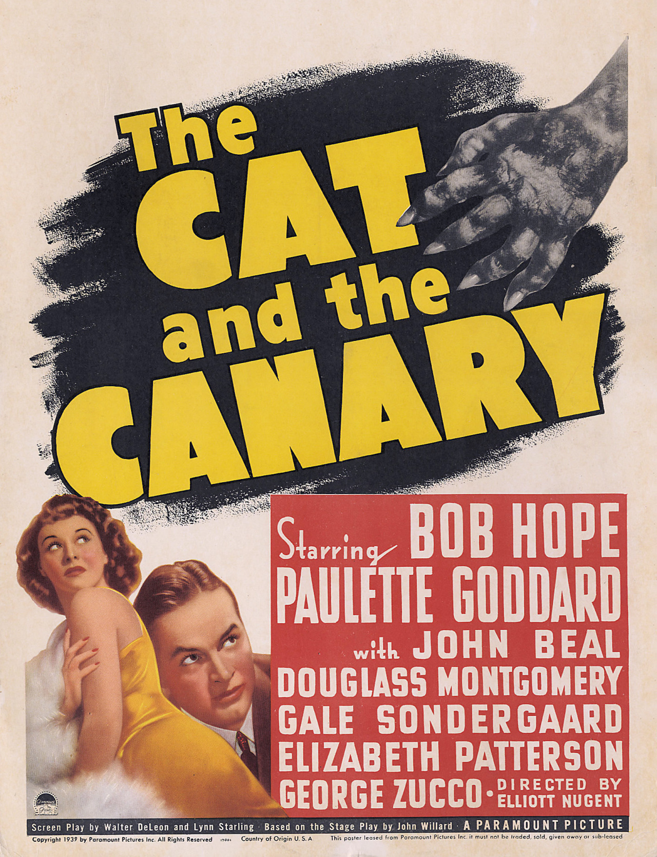 don56:  &ldquo;The Cat and the Canary&rdquo; (1978) &ldquo;The Cat and