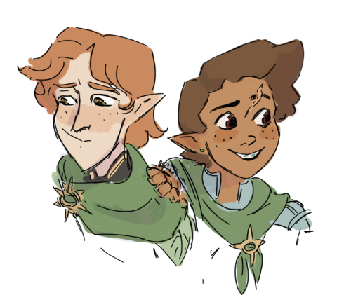 i have terrible art block so here are some naddpod character designs from earlier this year