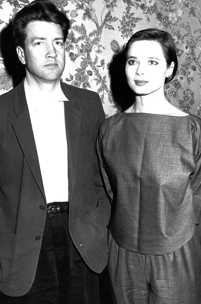 mabellonghetti: David Lynch and Isabella Rossellini attend ShoWest Convention on