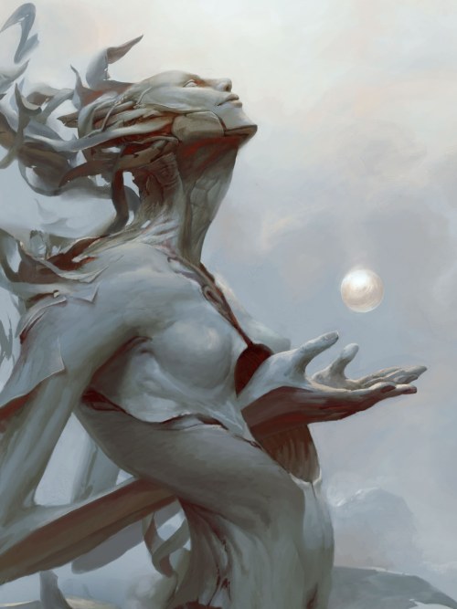 ex0skeletal-undead: Binah, Emanation of Knowledge by Peter Mohrbacher