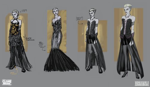 phattro: Ventress Ball Gown–Star Wars: The Clone Wars Concept. I want to share a bit about thi