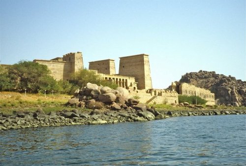 PhilaeThe island of Philae was originally a nearly-permanent island within the Nile River in Egypt. 