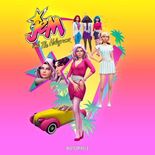 bustedpixels: G’day! Update on my Jem and the Holograms Set.Cheers for the love on the posts!Origina