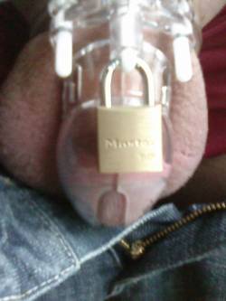 coolriko:  Ever Locked’n Denied. Life in Chastity every day #CB6000 #chastity  