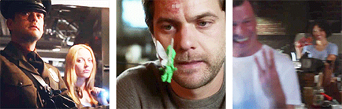 ilovetvseriesandmovies:  fandomforever:  #Fringe season 5 “Bloopers”  My all-time