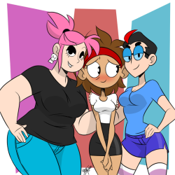 aeolus06: The Girls My three favorite femsonas…and