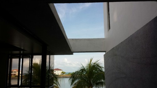 Views from within the hotel lobby in Port Dickson