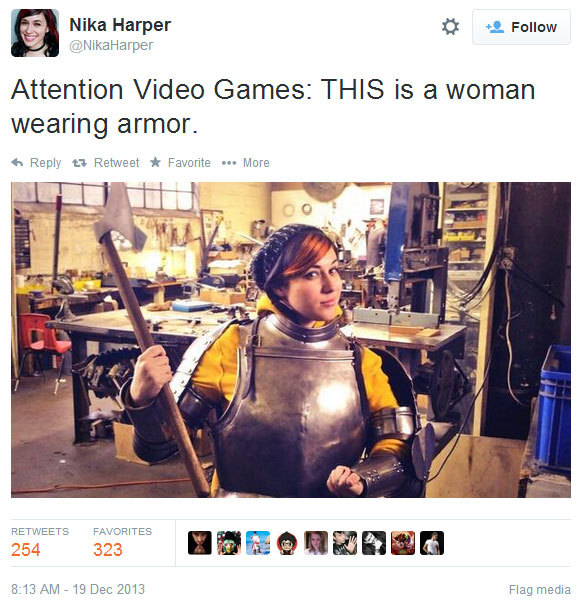 bikiniarmorbattledamage:  nikaharper has an important PSA! TAKE NOTES, game designers!