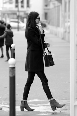 senyahearts: Kendall Jenner - Street Style, Out in Paris (01/03/2014) K