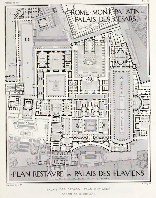 archimaps: Hypothetical reconstruction of the Imperial Palace on the Palatine Hill, Rome