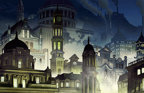Steampunk Cityscapes InLOVE, DEATH & ROBOTS | 1x08 Good Hunting