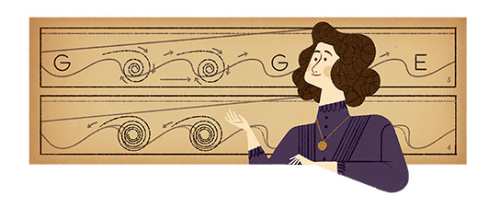 Today’s Google Doodle is STEM goddess (engineer / mathematician / physicist / inventor) Hertha Ayton