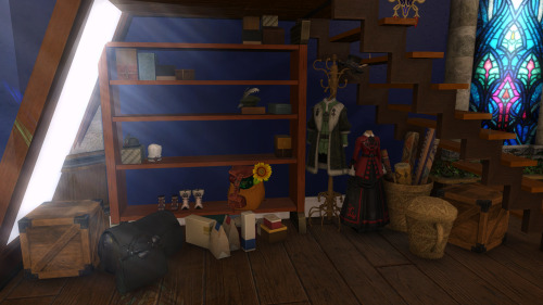 dragons-bones:(One of) The Borel Manor Attic(s)With space at a premium in Ishgard, nobles are in the