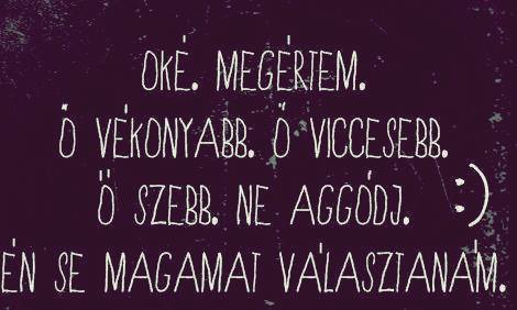 sohanemleszmarsemmiugyanaz:  :)