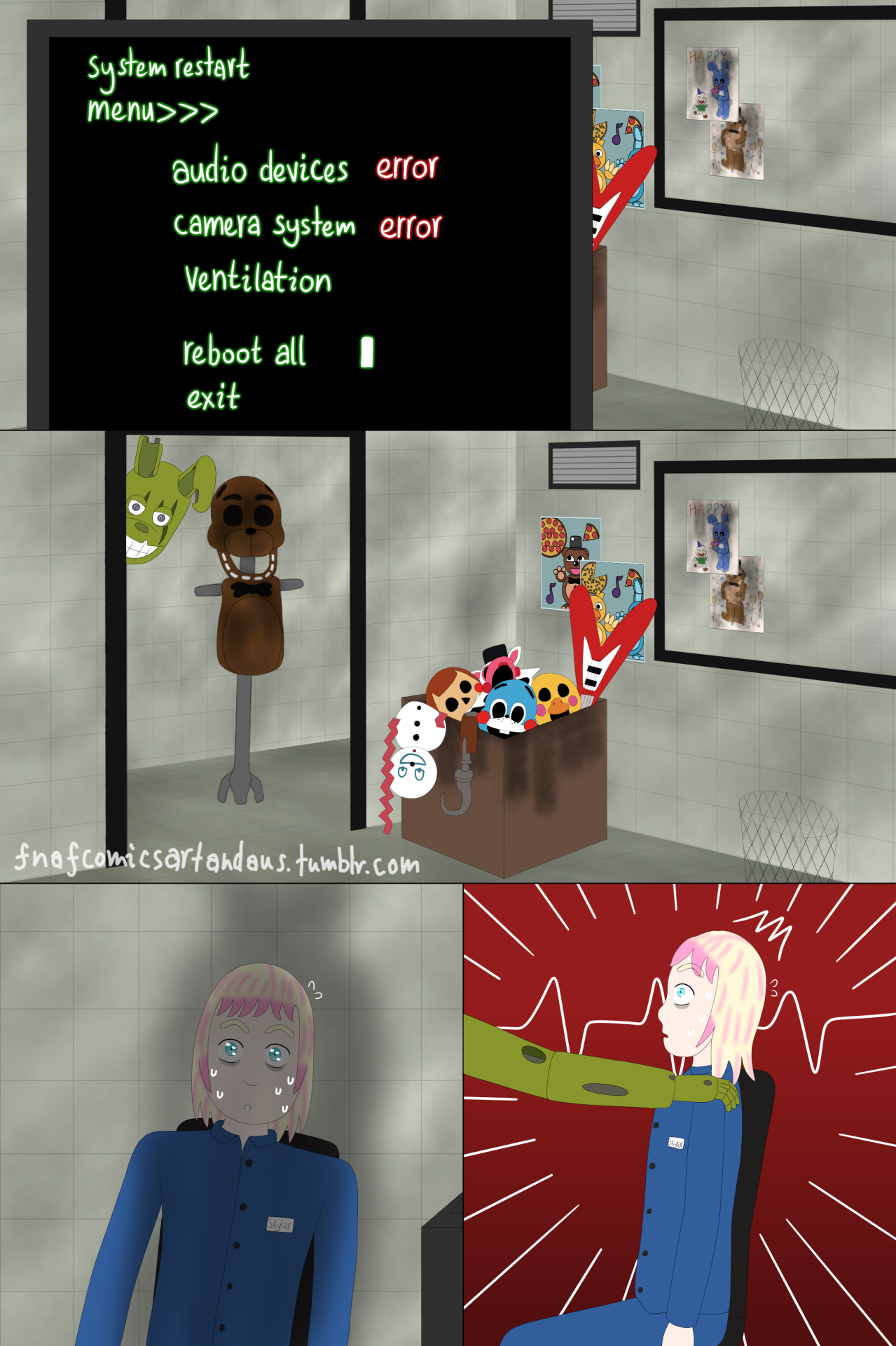 Five Nights at Freddy's comic, Tumblr