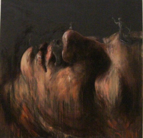 Ágnes Verebics  (Hungarian, b. 1982, Enying, Hungary) - Facial Landmarks, 2011  Paintings: Oil on Ca