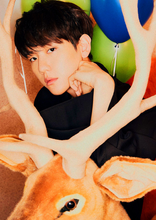 holding for baekhyun: day [387/640]↳ EXO’s BAEKHYUN photographed by Go Won-tae for BAMBI | March 202