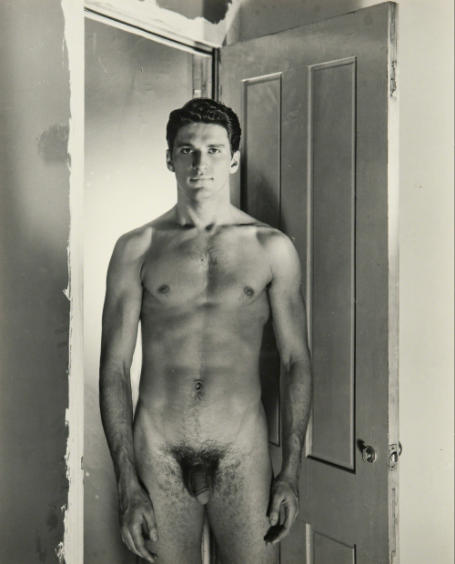 desimonewayland:  George Platt LynesTwo Portraits of Jack Fontan (Nude and Clothed),, c. 1954Skinner: Fine Prints, Multiples & Photographs