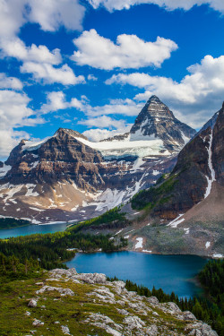 travelingcolors:  Mt. Assiniboine from Nublet,