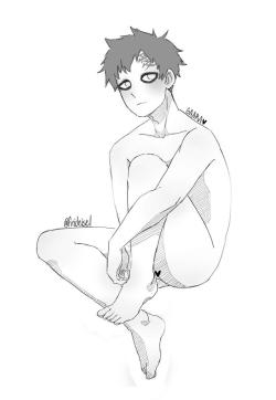 frideiselnsfw:Gaara is a soft boy, So I wanted to draw him.