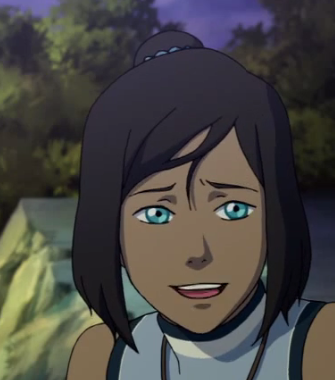 korractrify:13eclaire:My favorite part of Korrasami is that Korra went from looking at Asami like this:To looking at her like:yeah but no development