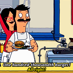 tinarannosaurus:  Bob’s Burgers, Season 1 | Linda Belcher - &ldquo;All right!&rdquo;