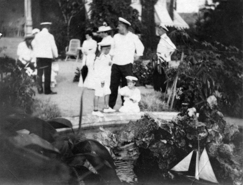 Grand Duchess Maria Nikolaevna, Grand Duchess Anastasia Nikolaevna and Tsesarevich Alexei Nikolaevic