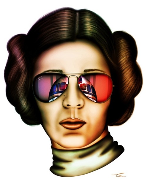 boomerstarkiller67: Leia - art by Tom Brodie-Browne