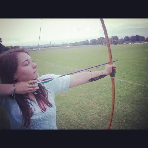 hollieshoots - I love my longbow!Looks like a nice one.