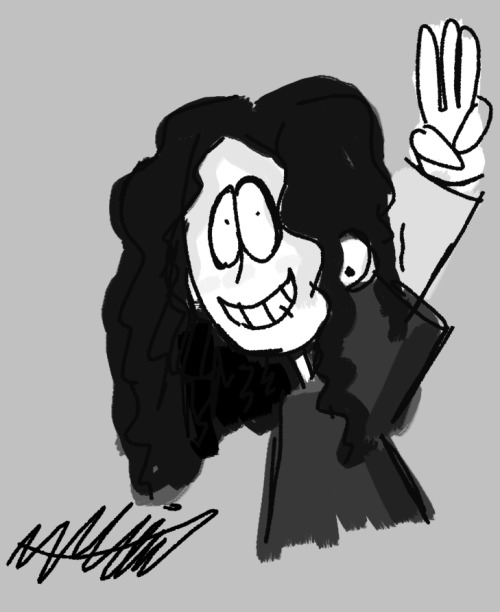 Garcia holding up three fingers.