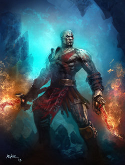 famousfictionalcharacters:  Kratos from God