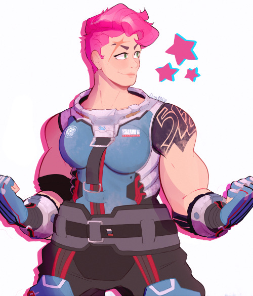 zarya and junkrat postcards i did for a con!