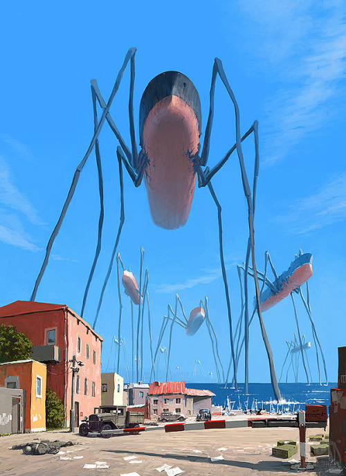 manfrommars2049:  Tsunami by Alex Andreyev via Imaginaryvessels
