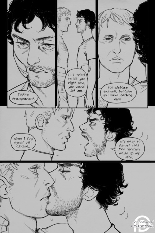 ~Wayfinding on Patreon => Reapersun@Patreon~<-Page 7&8 - Page 9&10 - Page 11&12->Wayfinding is a post s3 Hannigram story that is being funded through my Patreon; please consider a signal boost or pledge if you enjoy it. Check the