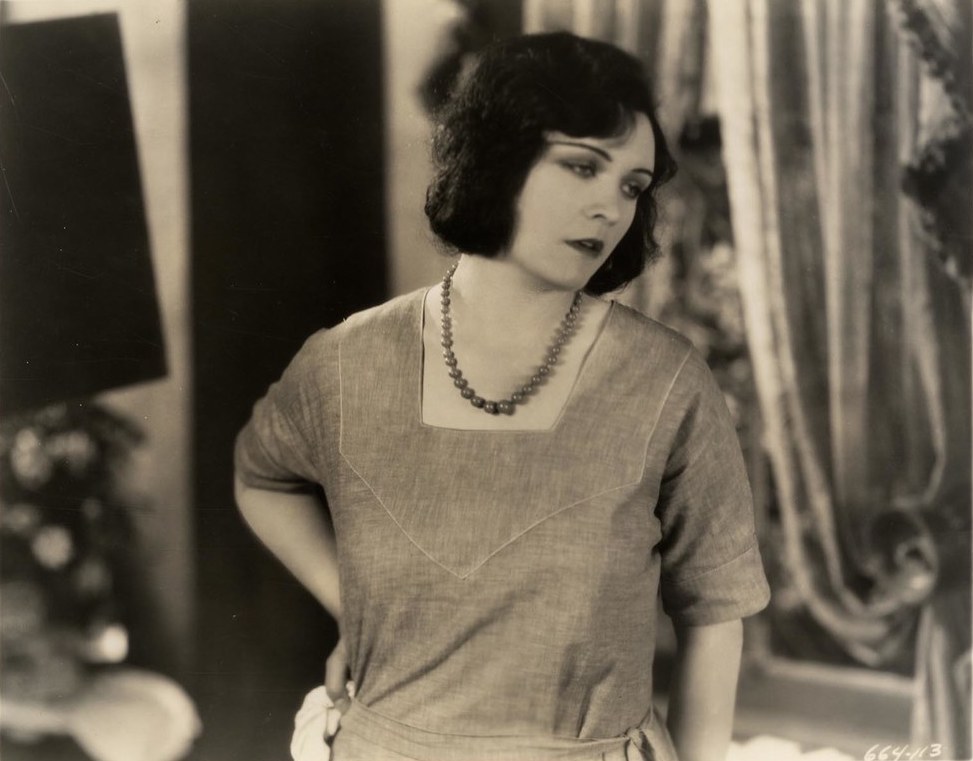 Pola Negri during the filming of ‘The Secret Hour’ (1928).
