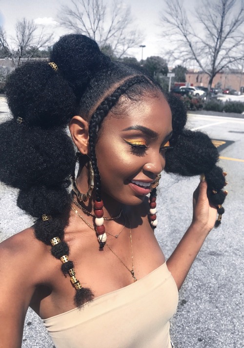 misscameroon10: Fulani inspired hairstyle !IG : Miss.Cameroon